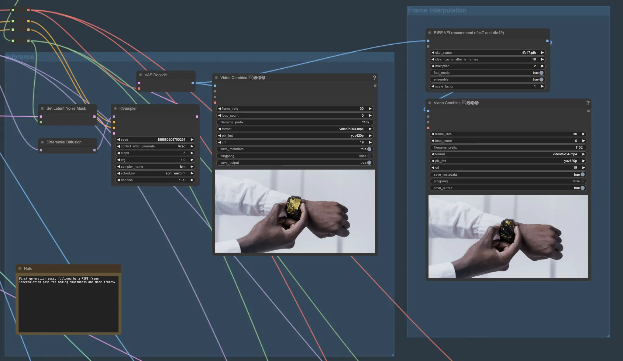 ComfyUI Motion Graphics Workflow